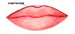 Коррекция формы губ помощью макияжа